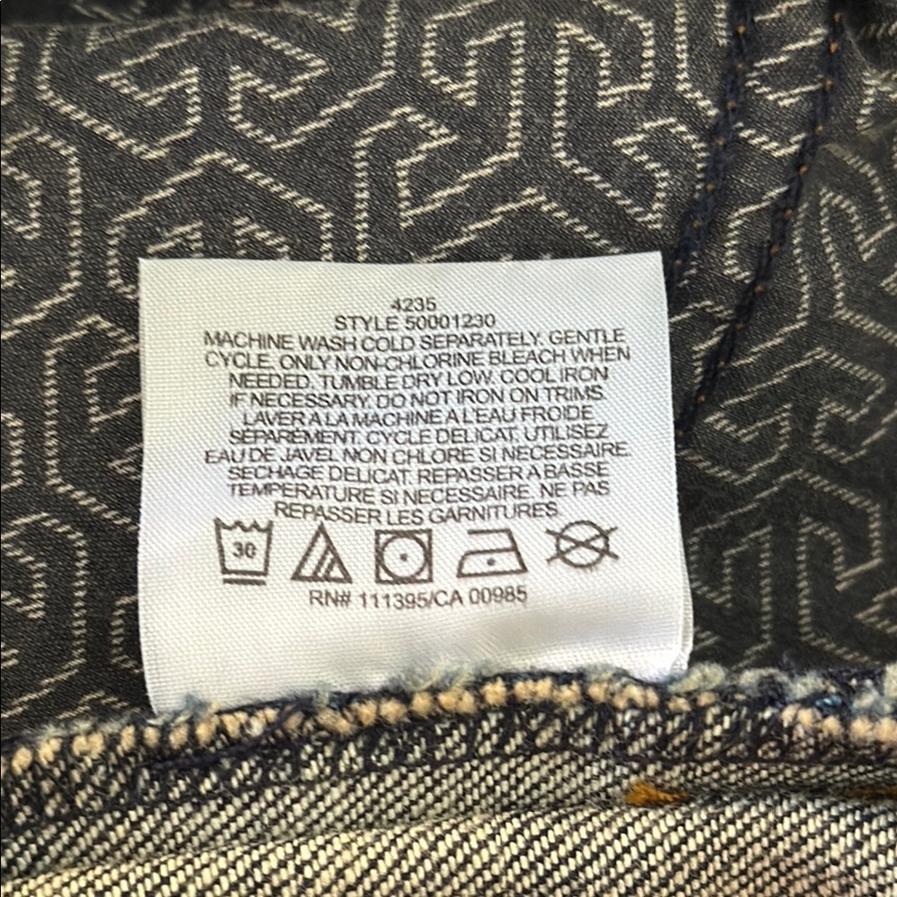 Tory Burch Women's Blue Boot Cut Jeans - Picture 10 of 13